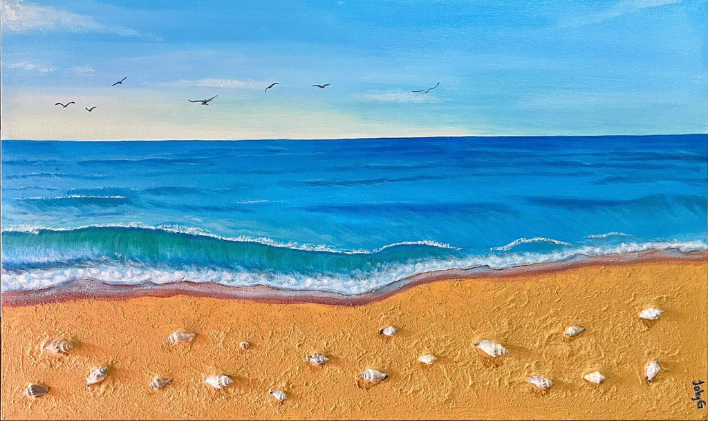 Pintura original con textura